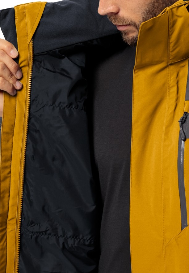 Jack Wolfskin Jasper 2l Regenjassen Heren Geel | 78548705