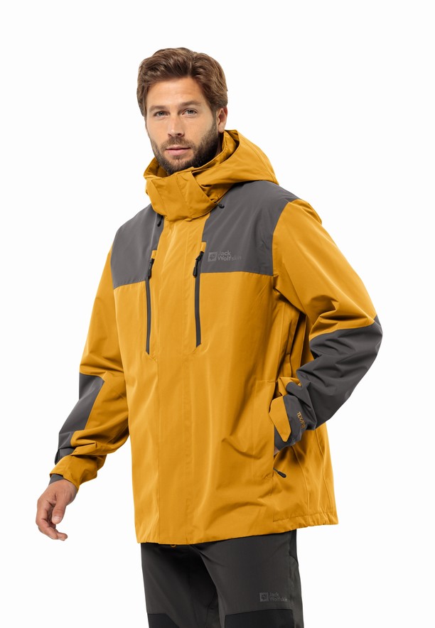 Jack Wolfskin Jasper 2l Regenjassen Heren Geel | 78548705
