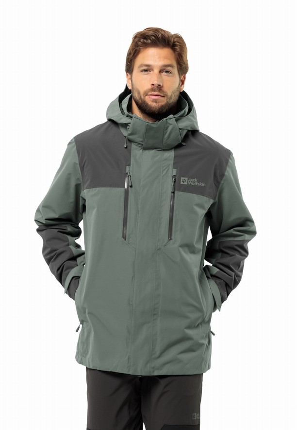 Jack Wolfskin Jasper 2l Regenjassen Heren Groen | 54822713