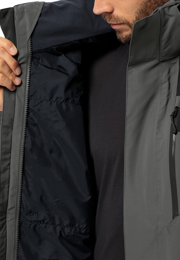 Jack Wolfskin Jasper 2l Regenjassen Heren Grijs | 82424980
