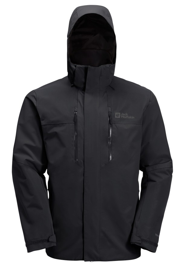 Jack Wolfskin Jasper 2l Regenjassen Heren Zwart | 29801319