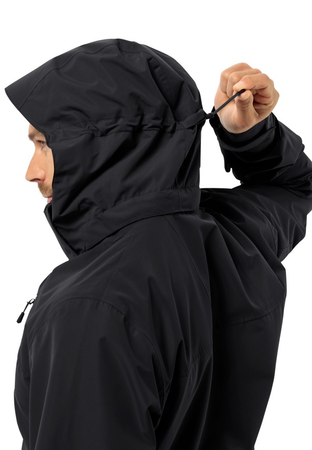 Jack Wolfskin Jasper 2l Regenjassen Heren Zwart | 29801319