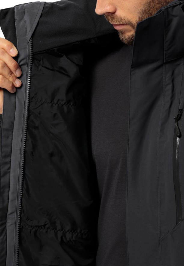 Jack Wolfskin Jasper 2l Regenjassen Heren Zwart | 29801319