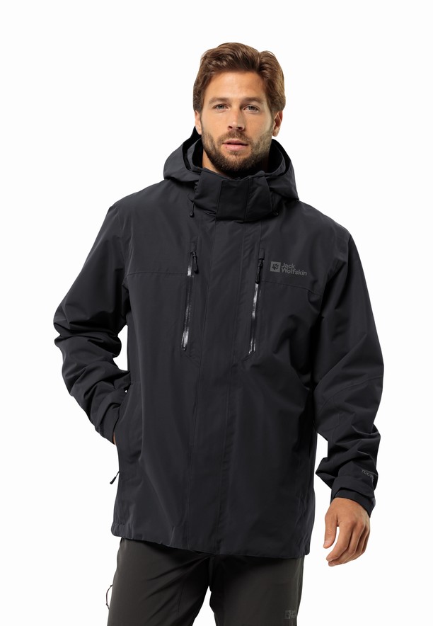 Jack Wolfskin Jasper 2l Regenjassen Heren Zwart | 29801319