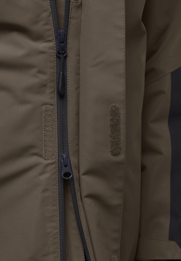 Jack Wolfskin Jasper 3in1 Jassen Heren Koffie | 35989572