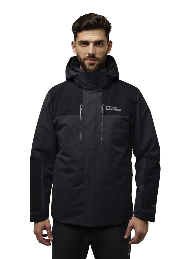 Jack Wolfskin Jasper 3in1 Jassen Heren Zwart | 72029582