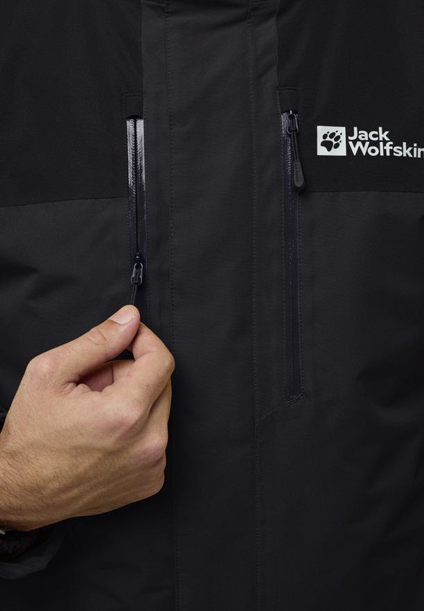 Jack Wolfskin Jasper 3in1 Jassen Heren Zwart | 72029582