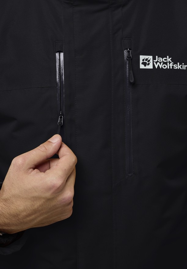 Jack Wolfskin Jasper 3in1 Jassen Heren Zwart | 22335011