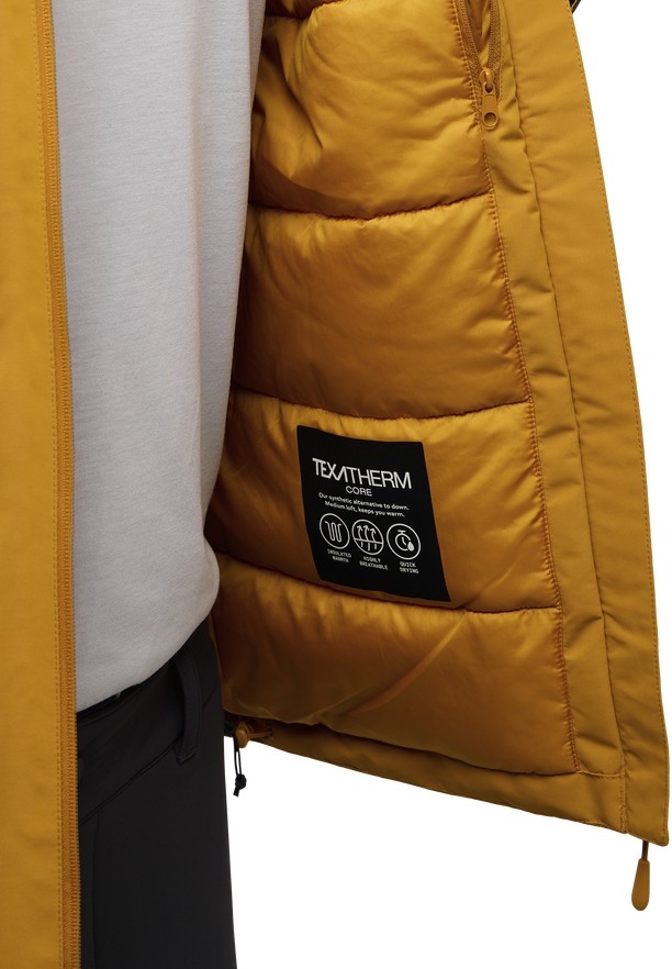 Jack Wolfskin Jasper Ins Winterjassen Heren Geel | 77375245