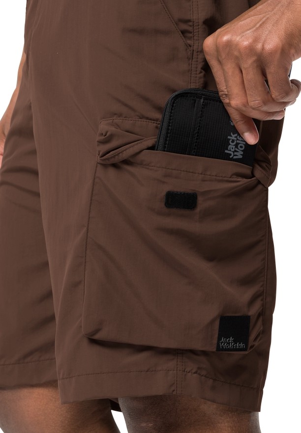 Jack Wolfskin Kalahari Cargo Korte Broek Heren Chocola | 47039474