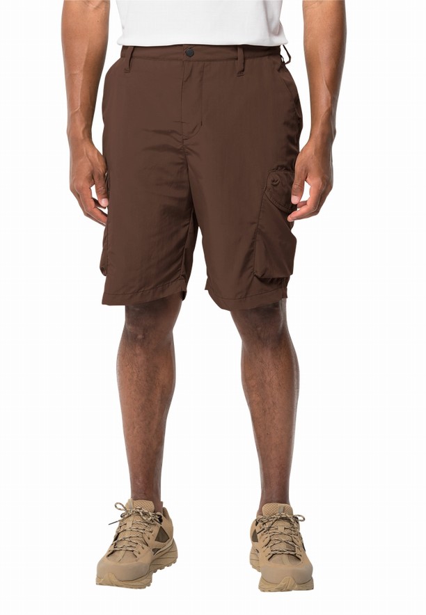 Jack Wolfskin Kalahari Cargo Korte Broek Heren Chocola | 47039474