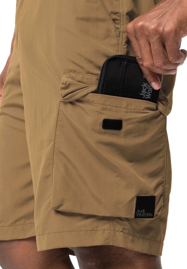 Jack Wolfskin Kalahari Cargo Korte Broek Heren Bruin | 46380560