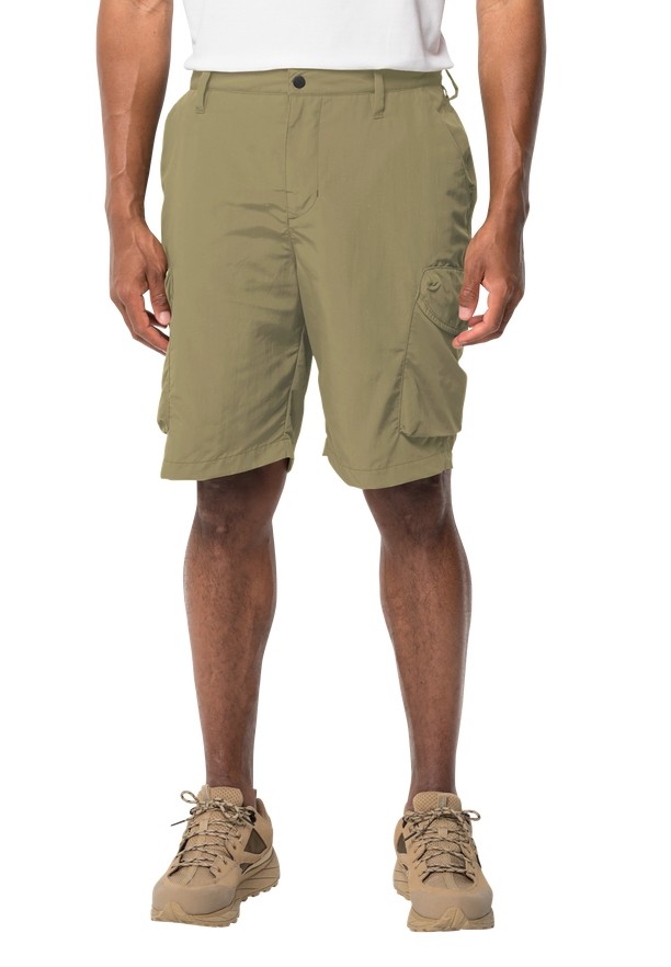 Jack Wolfskin Kalahari Cargo Korte Broek Heren Olijfgroen | 21364167