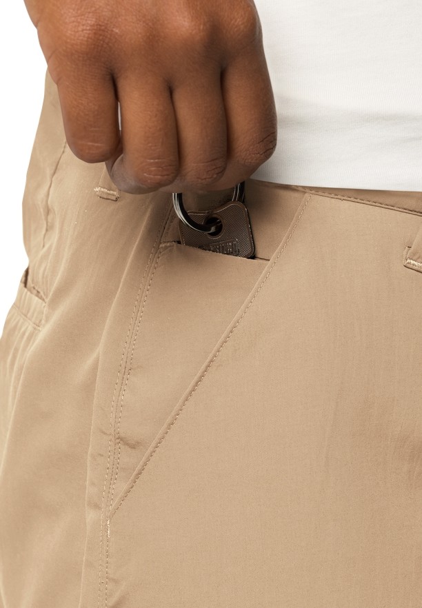 Jack Wolfskin Kalahari Korte Rok Dames Khaki | 28278616