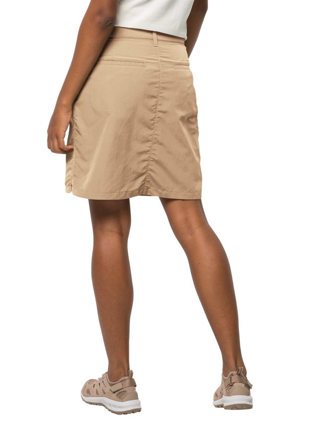 Jack Wolfskin Kalahari Korte Rok Dames Khaki | 28278616
