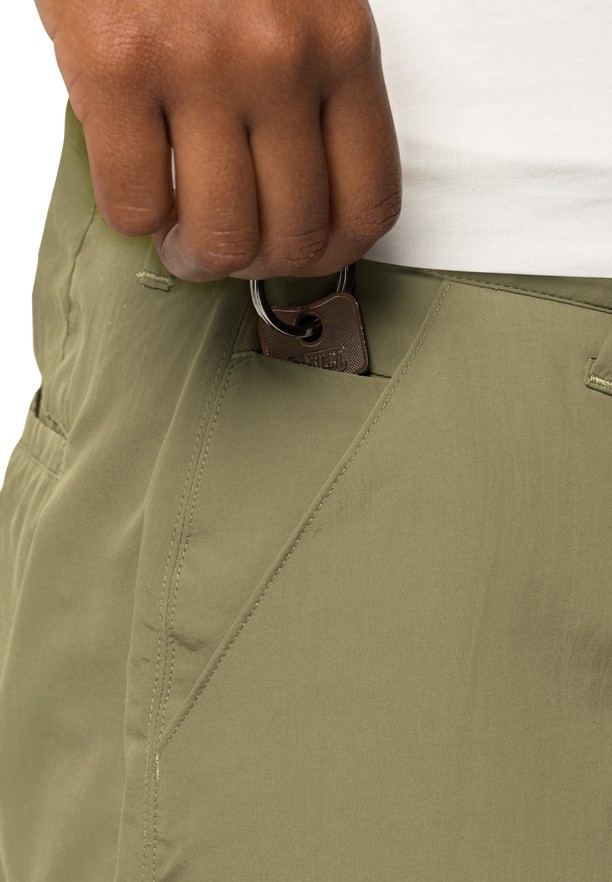 Jack Wolfskin Kalahari Korte Rok Dames Olijfgroen | 10242078