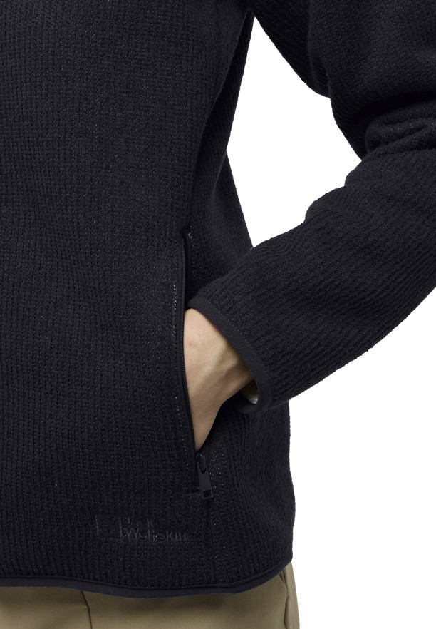 Jack Wolfskin Kaminfeuer Fleece Jassen Dames Zwart | 74530642
