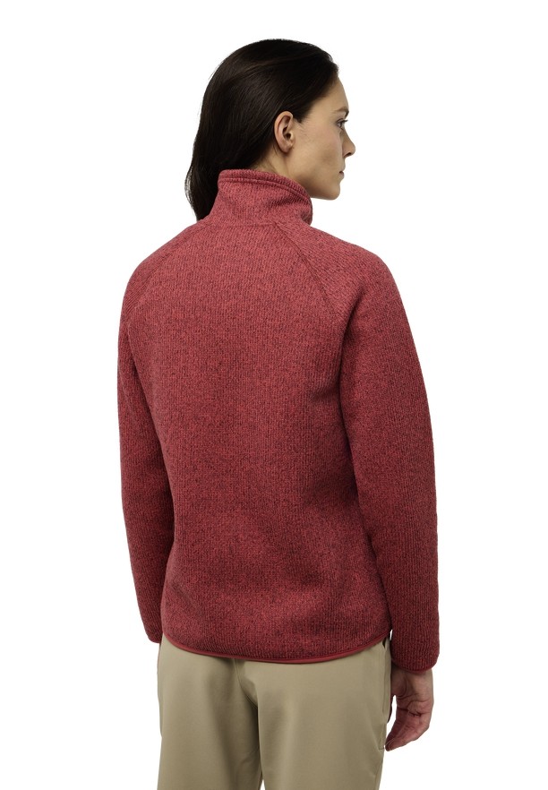 Jack Wolfskin Kaminfeuer Fleece Jassen Dames Rood | 70408289