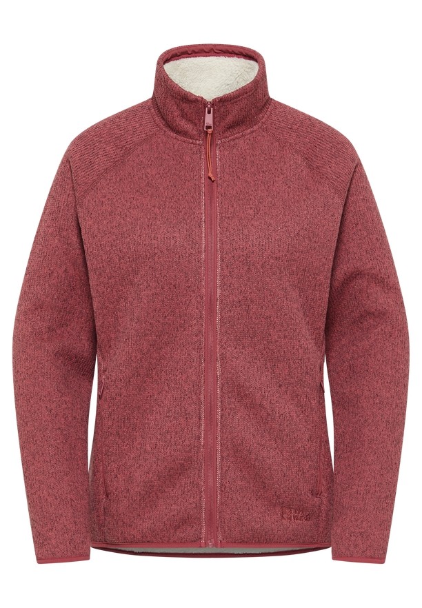 Jack Wolfskin Kaminfeuer Fleece Jassen Dames Rood | 70408289