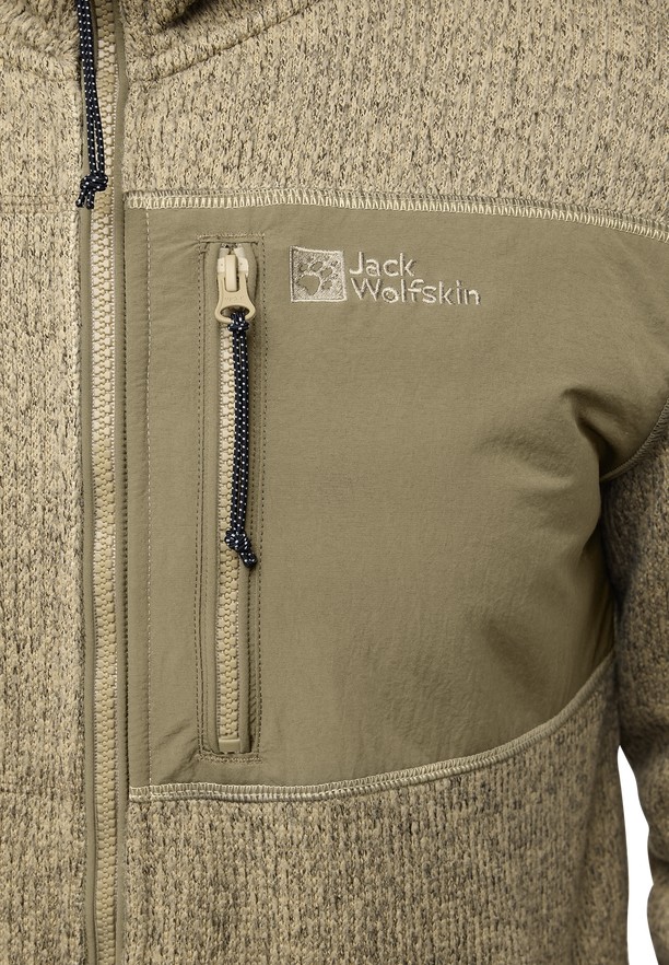 Jack Wolfskin Kaminfeuer Fleece Jassen Heren Khaki | 28324087