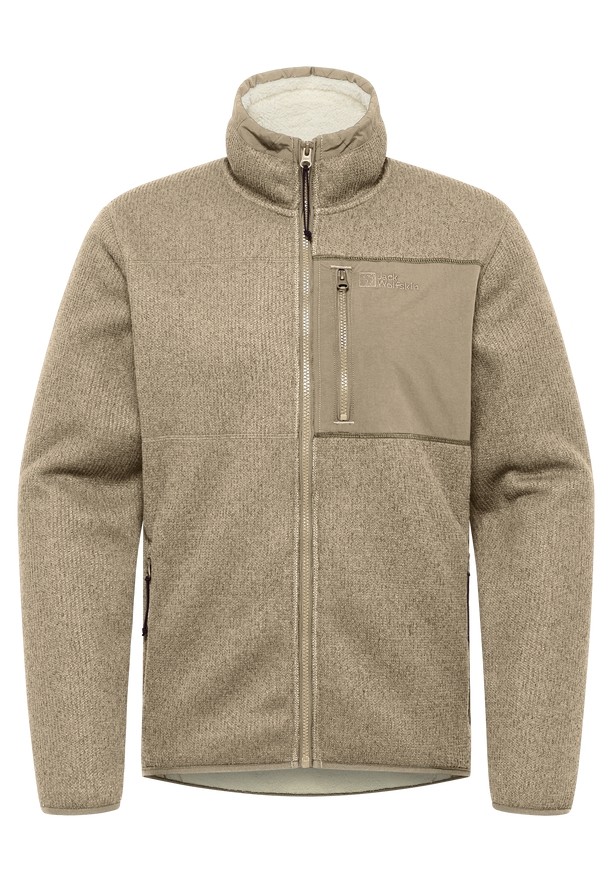 Jack Wolfskin Kaminfeuer Fleece Jassen Heren Khaki | 28324087