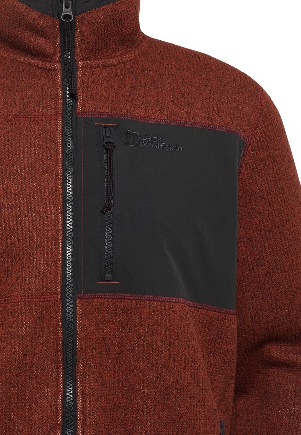 Jack Wolfskin Kaminfeuer Fleece Jassen Heren Rood | 90262438