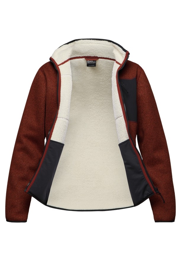 Jack Wolfskin Kaminfeuer Fleece Jassen Heren Rood | 90262438
