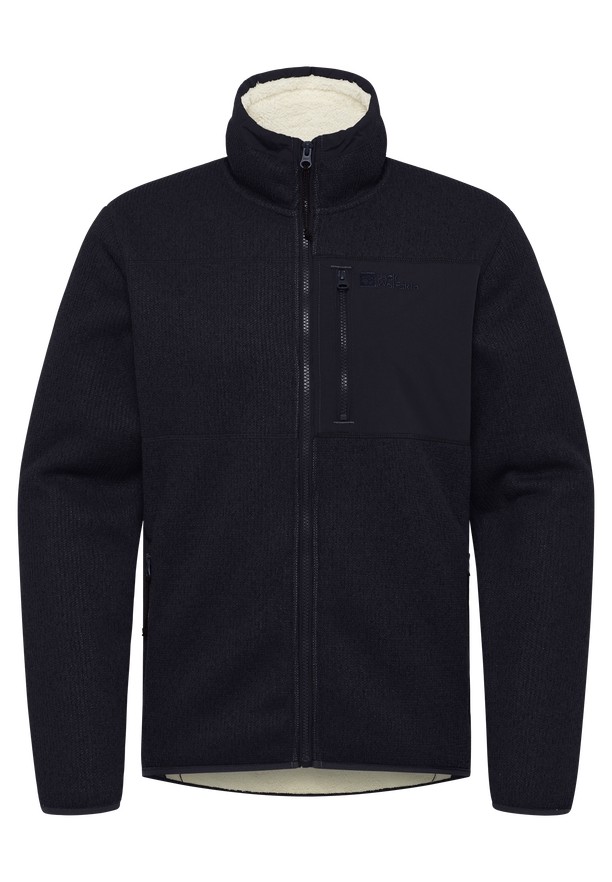 Jack Wolfskin Kaminfeuer Fleece Jassen Heren Donkerblauw | 79492026
