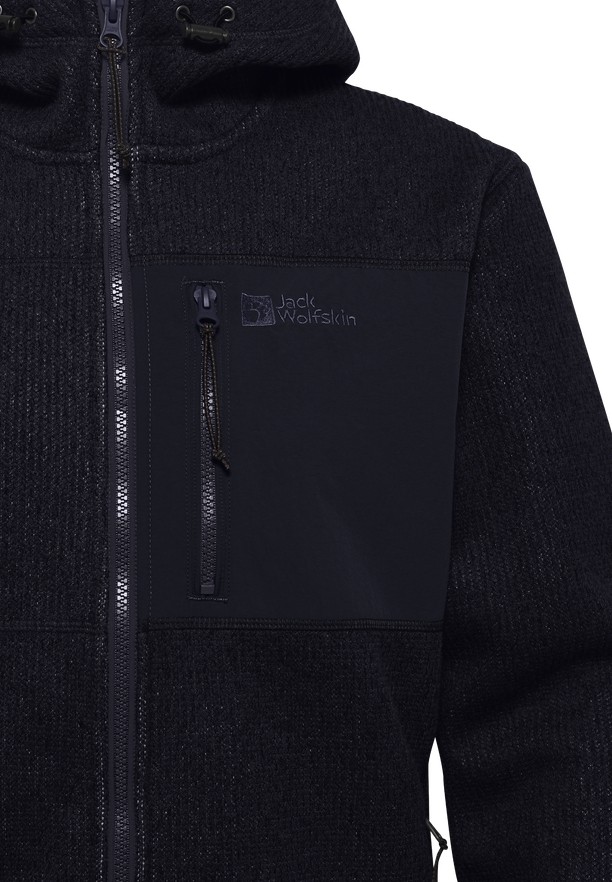 Jack Wolfskin Kaminfeuer Hooded Fleece Jassen Heren Donkerblauw | 37246908