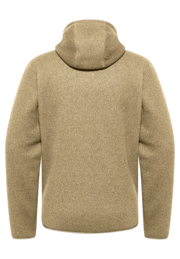 Jack Wolfskin Kaminfeuer Hooded Fleece Jassen Heren Khaki | 94913327