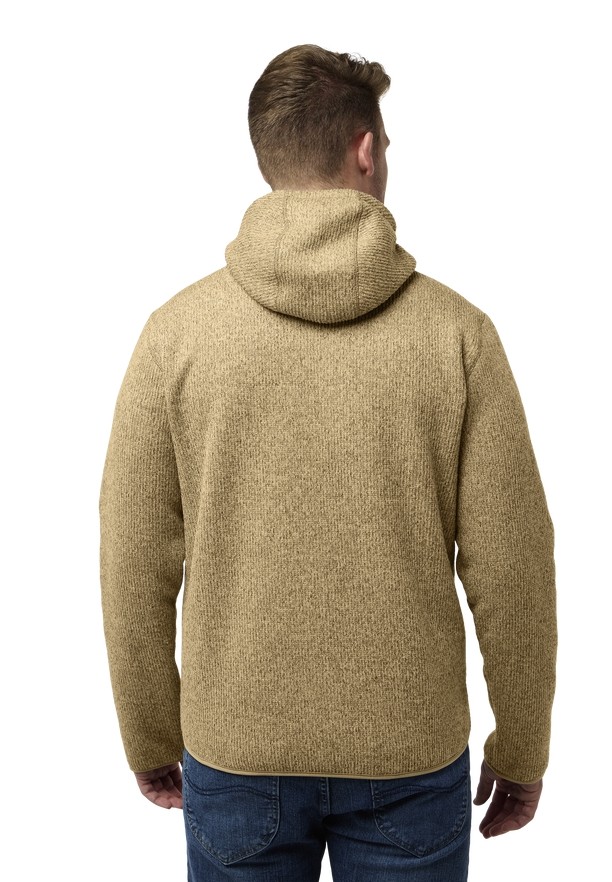 Jack Wolfskin Kaminfeuer Hooded Fleece Jassen Heren Khaki | 94913327