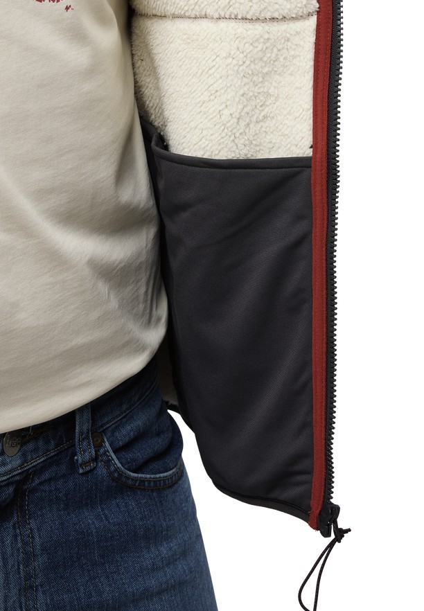 Jack Wolfskin Kaminfeuer Hooded Fleece Jassen Heren Rood | 24625437