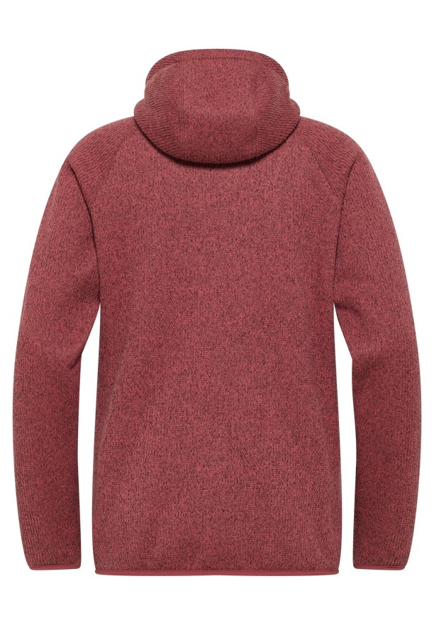 Jack Wolfskin Kaminfeuer Hooded Fleece Jassen Dames Rood | 49867183