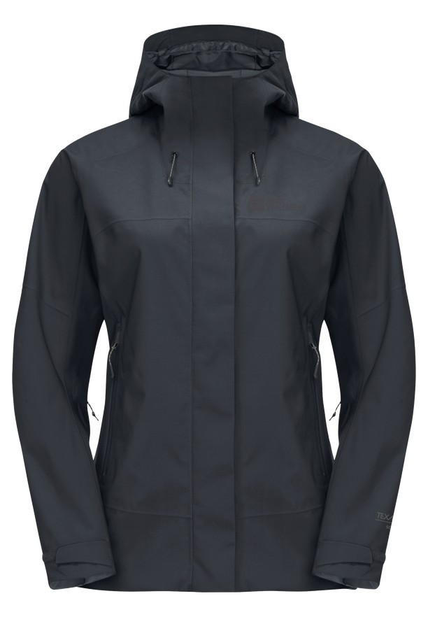 Jack Wolfskin Kammweg 2l Regenjassen Dames Zwart | 13322006