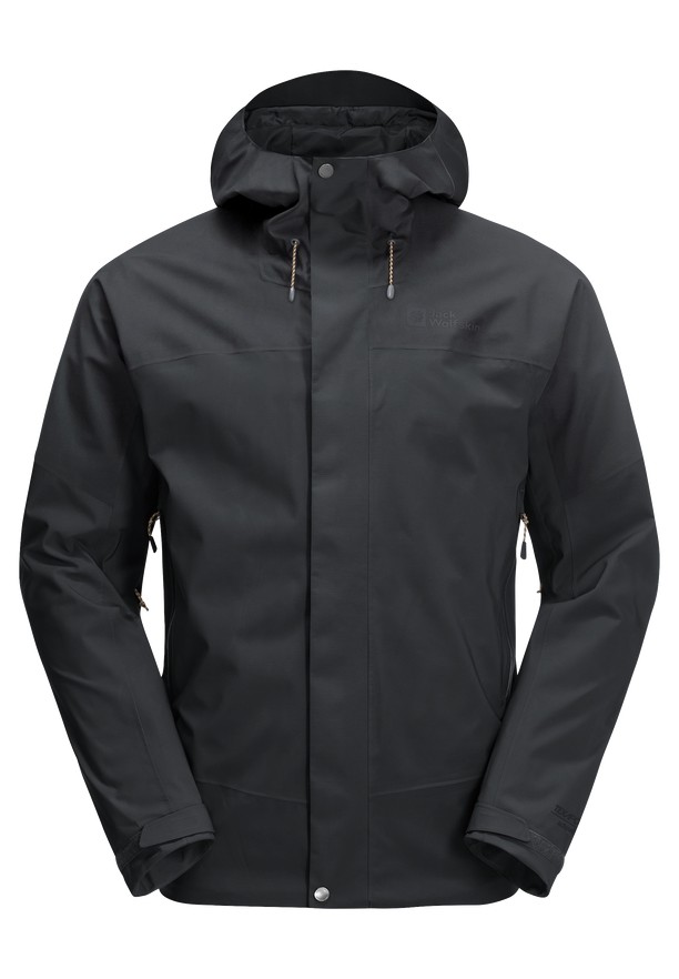 Jack Wolfskin Kammweg 2l Regenjassen Heren Zwart | 38305052