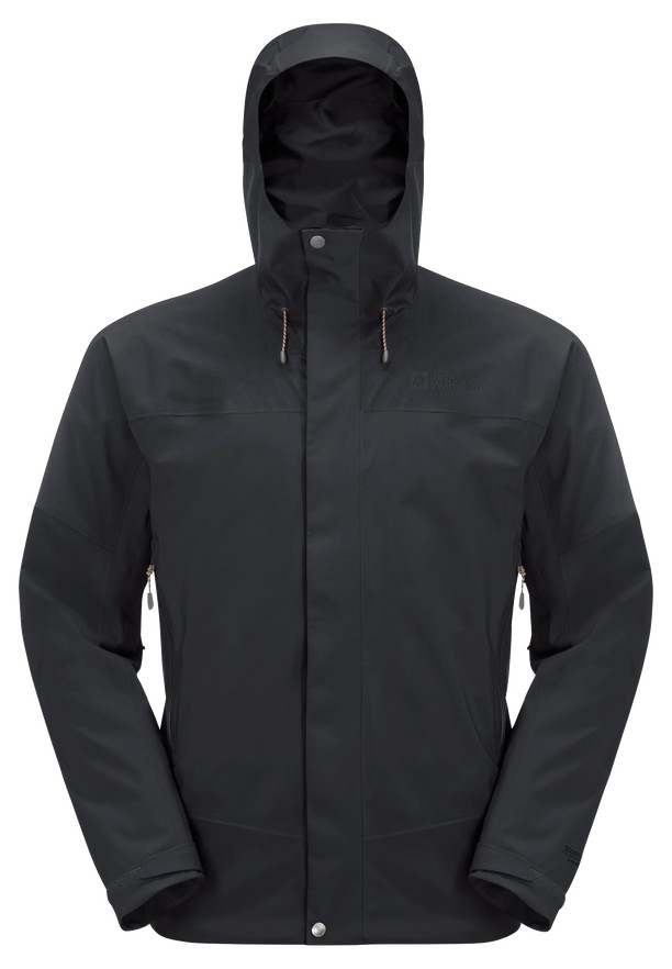 Jack Wolfskin Kammweg 2l Regenjassen Heren Zwart | 38305052