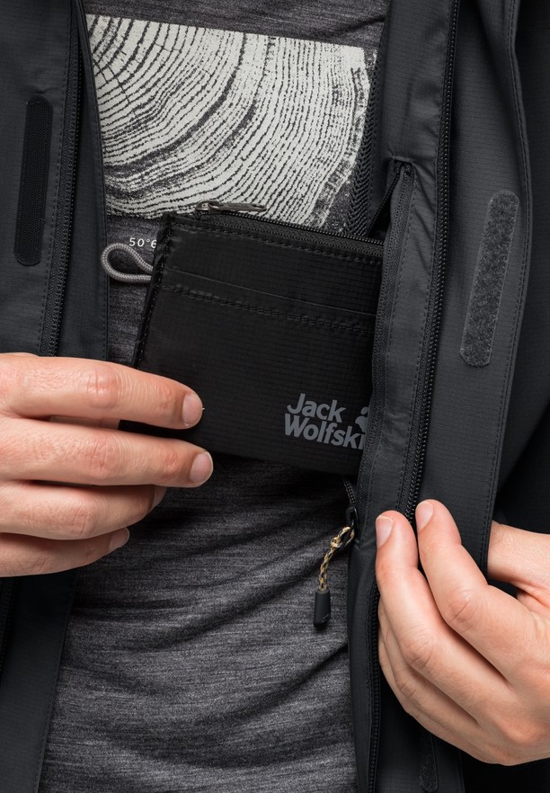 Jack Wolfskin Kammweg 2l Regenjassen Heren Zwart | 38305052