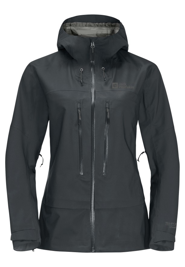 Jack Wolfskin Kammweg 3l Regenjassen Dames Zwart | 62961272