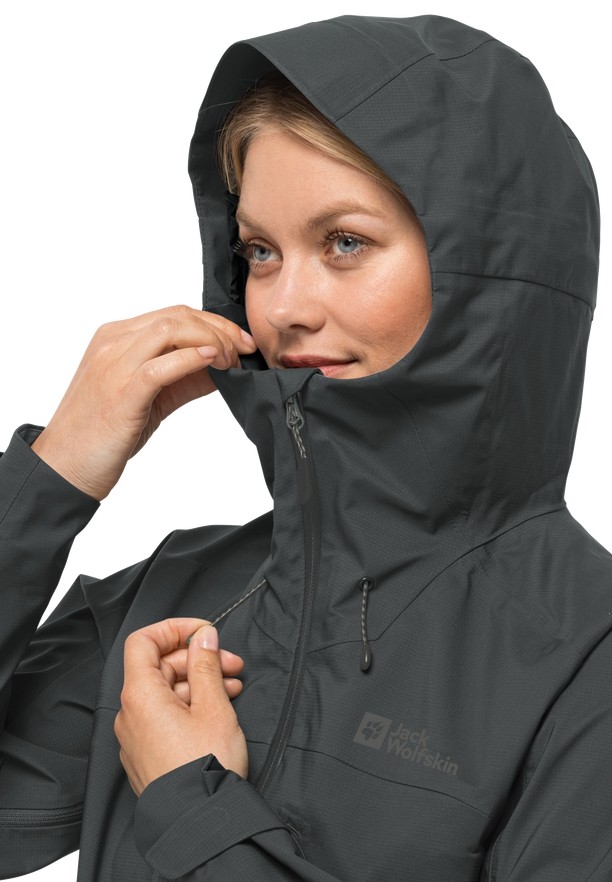 Jack Wolfskin Kammweg 3l Regenjassen Dames Zwart | 62961272