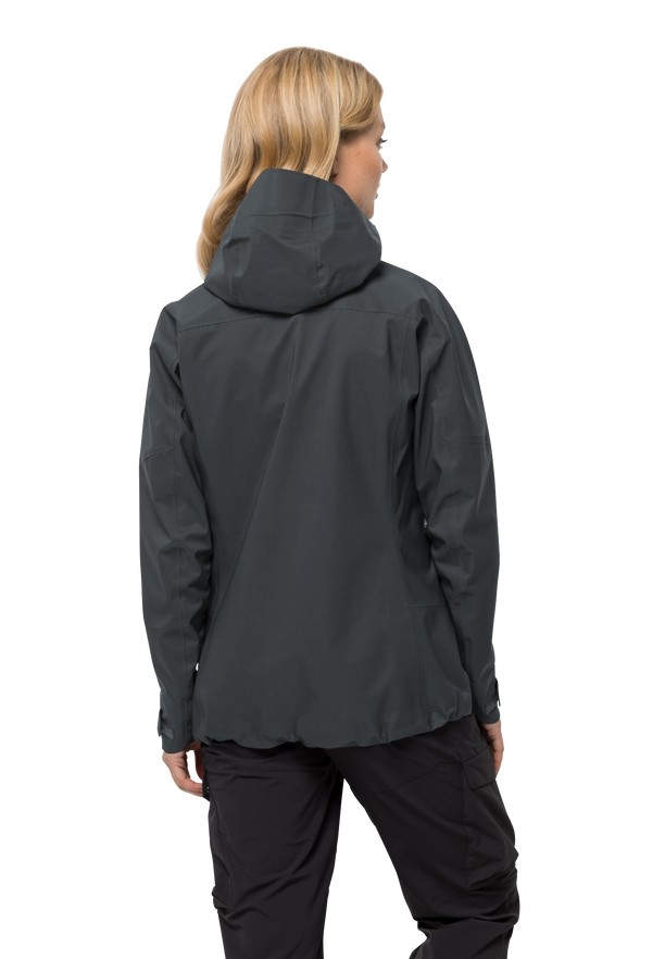 Jack Wolfskin Kammweg 3l Regenjassen Dames Zwart | 62961272