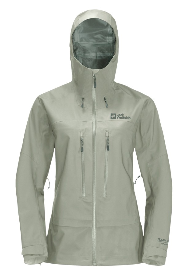 Jack Wolfskin Kammweg 3l Regenjassen Dames Grijs | 69635625