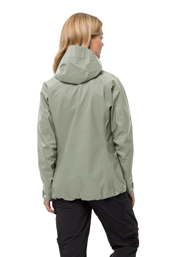 Jack Wolfskin Kammweg 3l Regenjassen Dames Grijs | 69635625