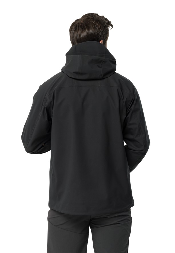 Jack Wolfskin Kammweg 3l Regenjassen Heren Zwart | 57801408