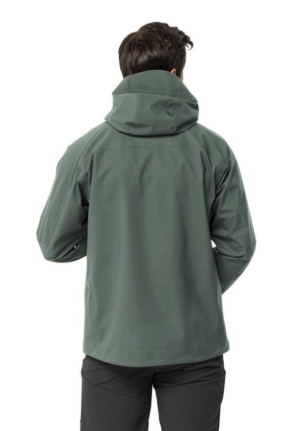 Jack Wolfskin Kammweg 3l Regenjassen Heren Groen | 56030884