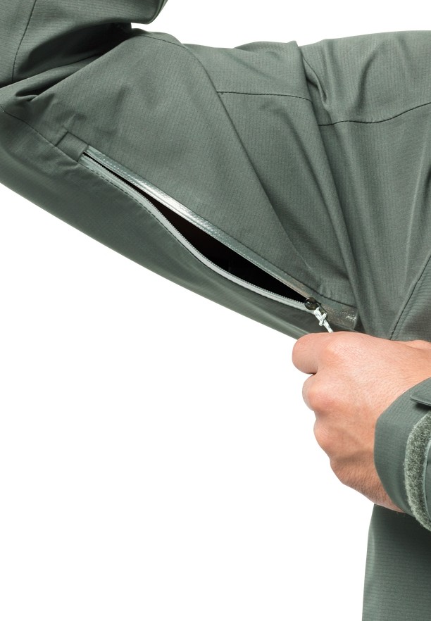 Jack Wolfskin Kammweg 3l Regenjassen Heren Groen | 56030884