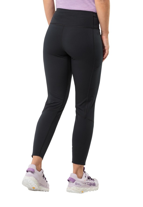 Jack Wolfskin Kammweg Hardloopbroek Dames Zwart | 53697819