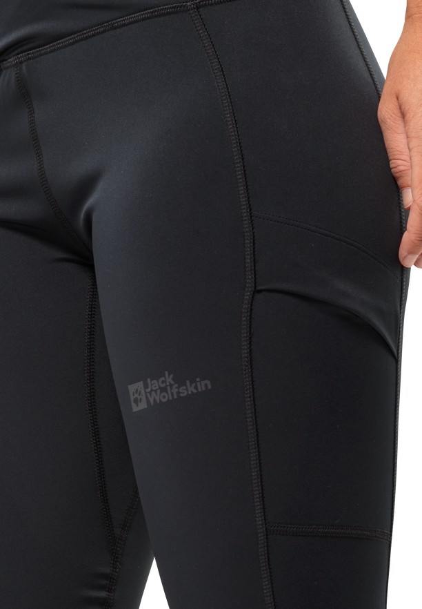 Jack Wolfskin Kammweg Hardloopbroek Dames Zwart | 53697819