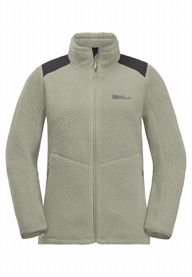 Jack Wolfskin Kammweg Pile Fz Fleece Jassen Dames Grijs | 19175487