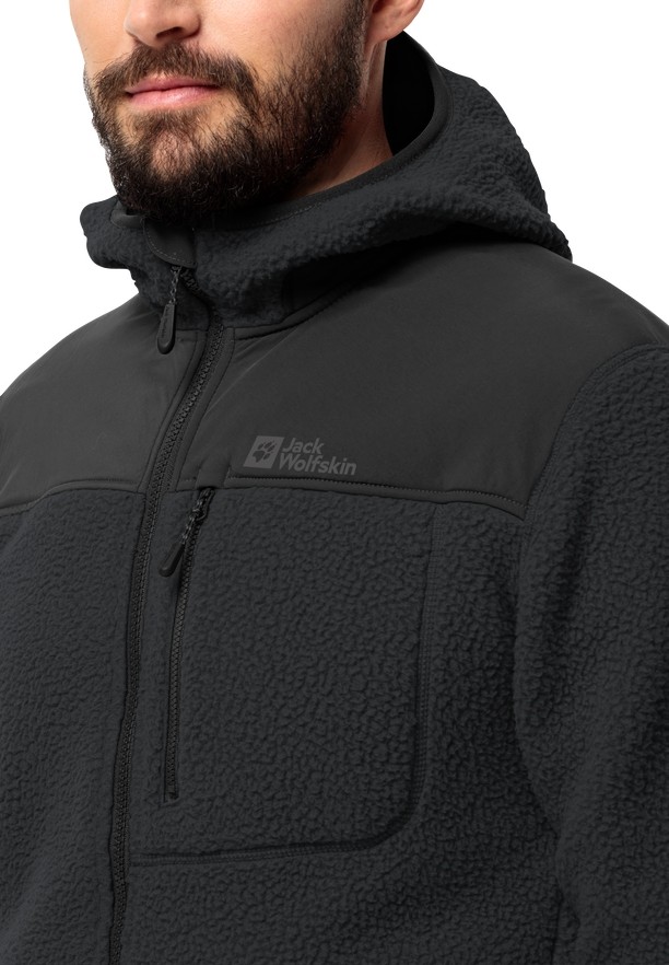 Jack Wolfskin Kammweg Pile Fz Fleece Jassen Heren Zwart | 71564728