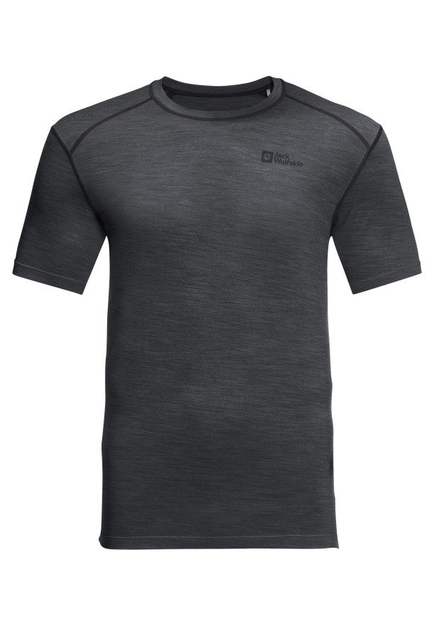 Jack Wolfskin Kammweg S/s T-shirts Heren Zwart | 66021566